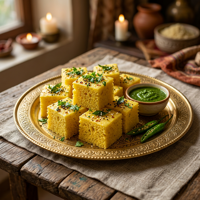Fresh Dhokla Process